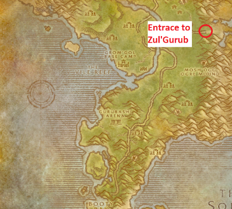 Zul’Gurub location